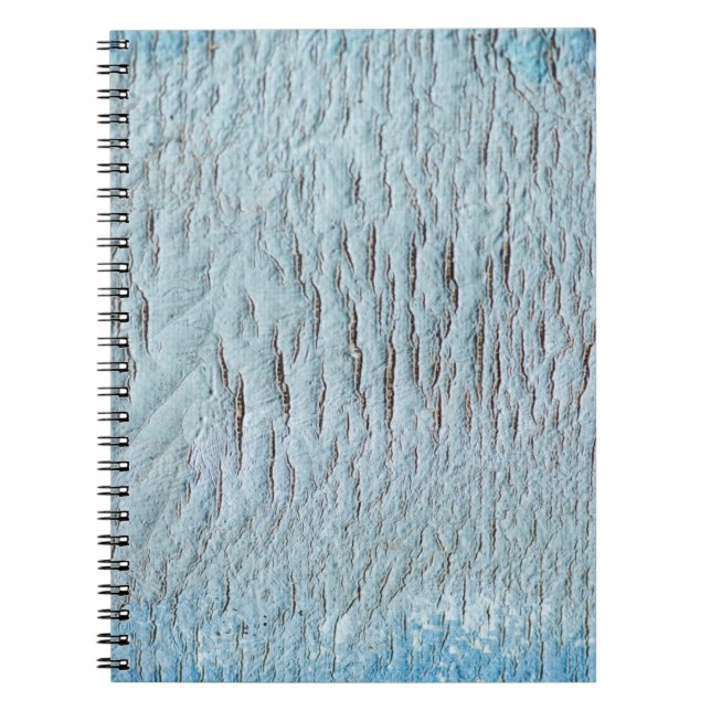 Cuaderno Textura azul del lienzo de arte (Frente)