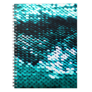 Cuaderno Textura brillante de secuencia verde oscuro