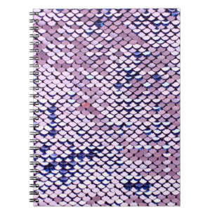 Cuaderno Textura brillante purpurina de secuencia vívida ul