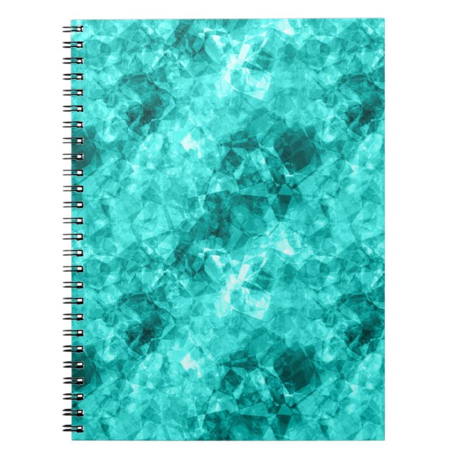 Cuaderno Textura cian cruzada (Frente)