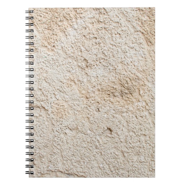 Cuaderno Textura clara de la antigua pared antigua, capa de (Frente)