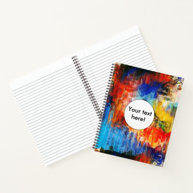 Cuaderno Textura colorida (Interior)