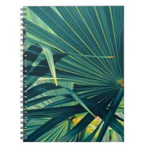 Cuaderno Textura con Tedado de hojas de palmera a rayas