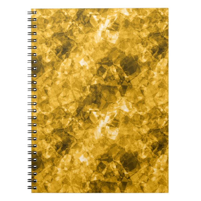 Cuaderno Textura cruzada amarilla (Frente)