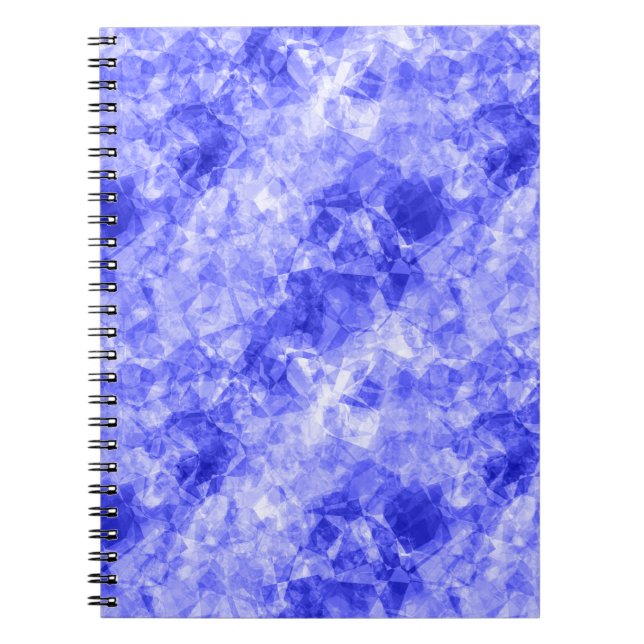 Cuaderno Textura cruzada azul (Frente)