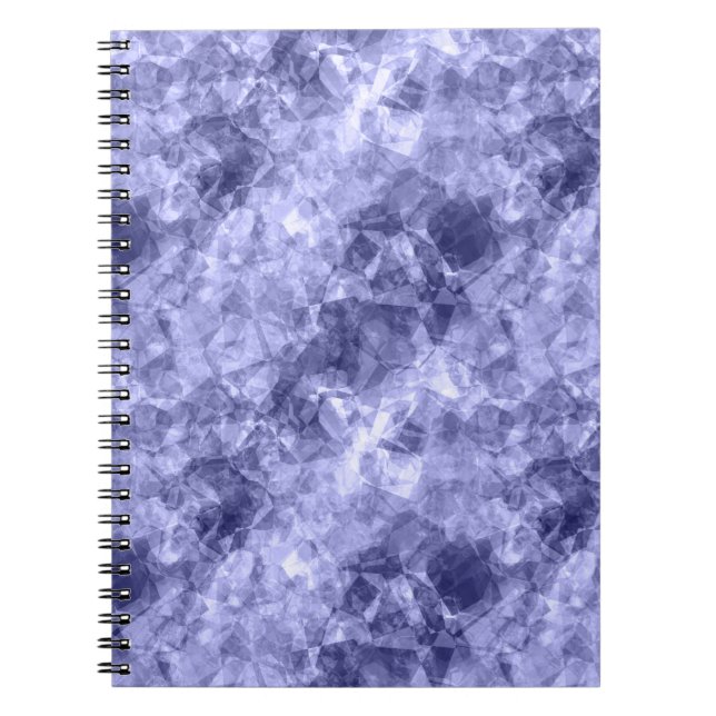 Cuaderno Textura cruzada azul oscuro (Frente)