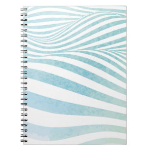 Cuaderno Textura de agua abstracta hecha con agua pintada a