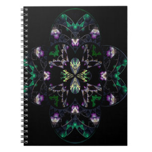 Cuaderno Textura de arte fractal