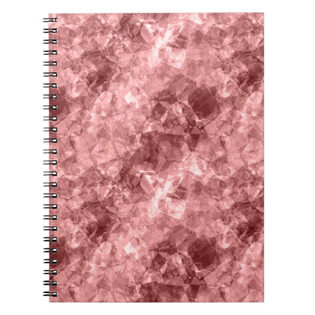 Cuaderno Textura de borgoña en ruinas (Frente)
