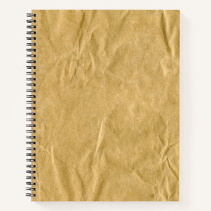 Cuaderno Textura de cartón en bruto