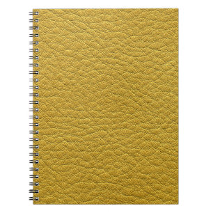 Cuaderno Textura de cuero amarillo Seamless Closeup