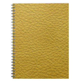 Cuaderno Textura de cuero amarillo Seamless Closeup