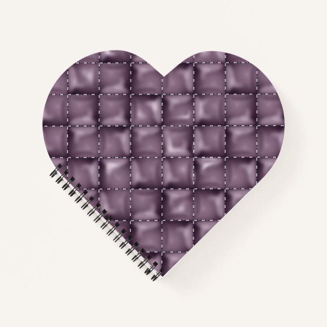 Cuaderno Textura de cuero brillante (Anverso)