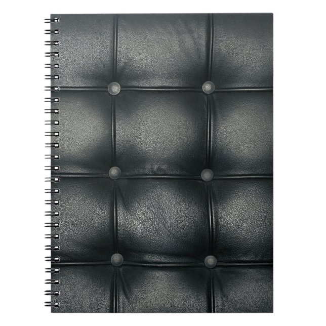 Cuaderno Textura de cuero con casquillo de lujo (Frente)
