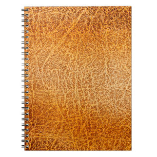 Cuaderno Textura de cuero marrón antiguo