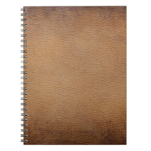 Cuaderno Textura de cuero marrón: cierre de fondo vintage