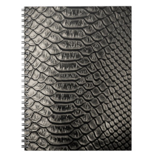 Cuaderno Textura de cuero negro, uso de fondo.