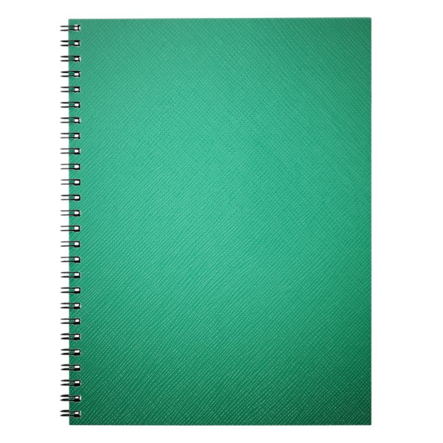 Cuaderno Textura de cuero verde (Frente)