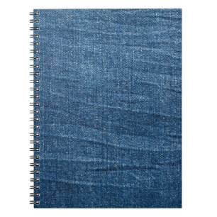 Cuaderno Textura de Denim Azul: Jeans Clásicos.