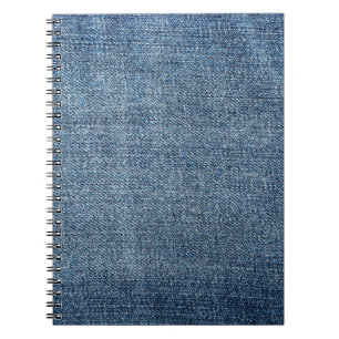 Cuaderno Textura de denim de Shabby para fondo. Jeans azule