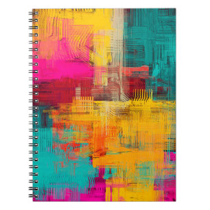 Cuaderno Textura de fondo abstracta. 2.º ilustracion. Expr