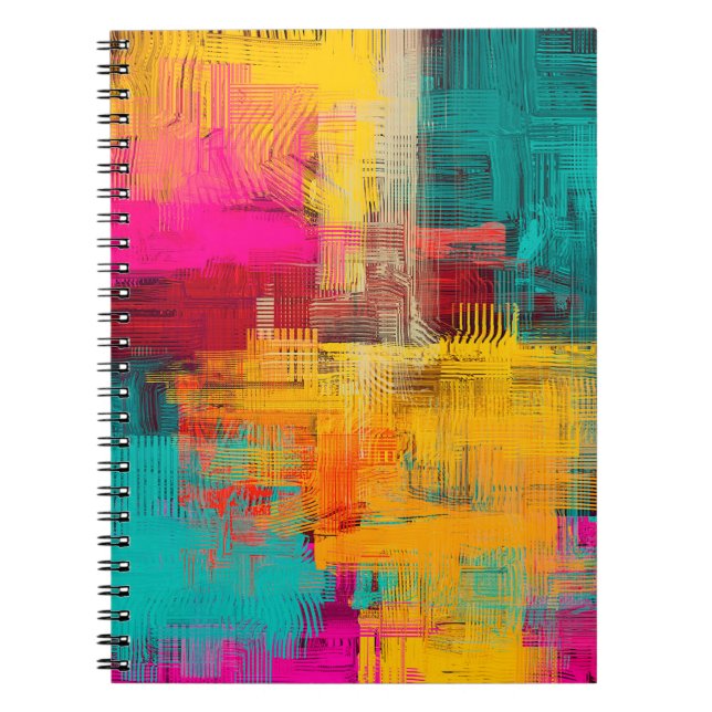 Cuaderno Textura de fondo abstracta. 2.º ilustracion. Expr (Frente)