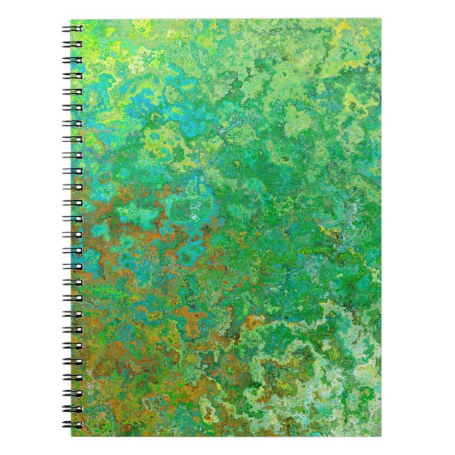 Cuaderno Textura de fondo antigua cosecha (Frente)
