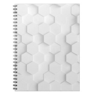 Cuaderno Textura de fondo blanco. 3d ilustracion, 3d ing.
