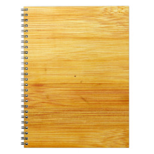 Cuaderno Textura de fondo de bambú de madera