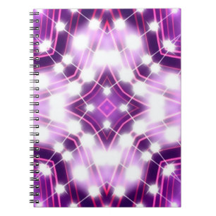 Cuaderno Textura de fondo de focos dinámicos