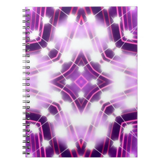 Cuaderno Textura de fondo de focos dinámicos