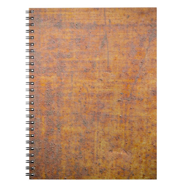 Cuaderno Textura de fondo del abstracto steelabstracto rust (Frente)