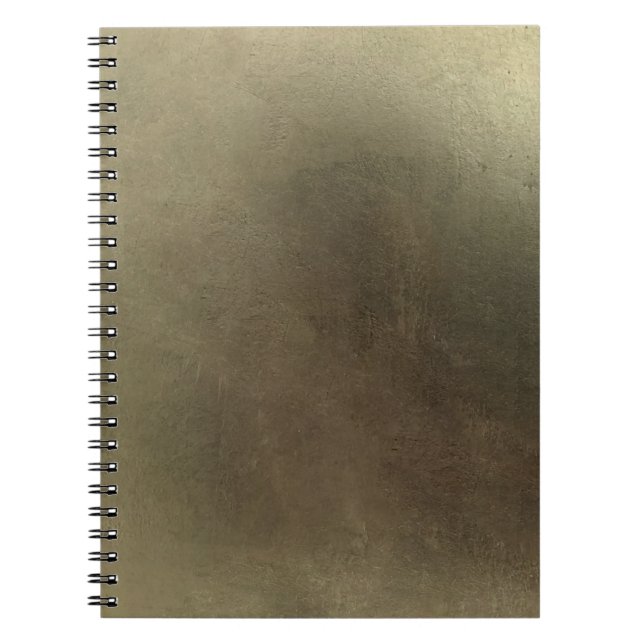 Cuaderno Textura de hoja de oro abstracta moderna para boda (Frente)