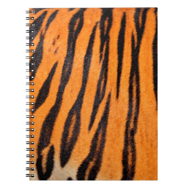 Cuaderno Textura de impresión del tigre (Frente)