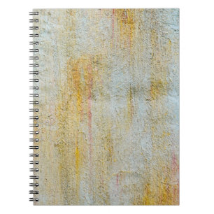 Cuaderno textura de la pared de arcilla y fondo de la casa