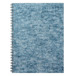 Cuaderno Textura de lana de tejido azul cierre foto de fond