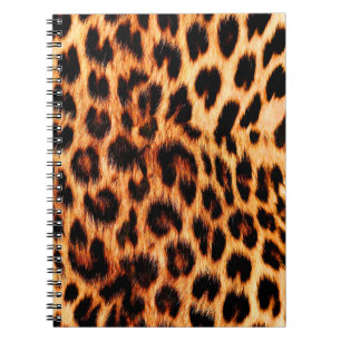 Cuaderno Textura de leopardo, patrón de animales africanos