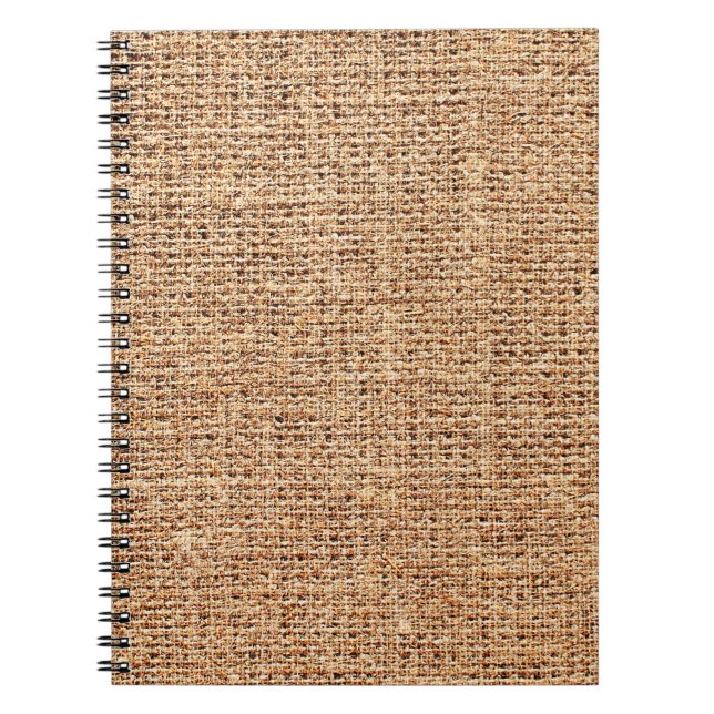 Cuaderno Textura de lino natural como fondo (Frente)
