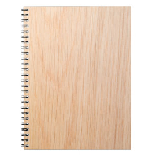 Cuaderno Textura de madera de roble