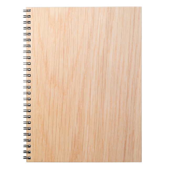 Cuaderno Textura de madera de roble (Frente)
