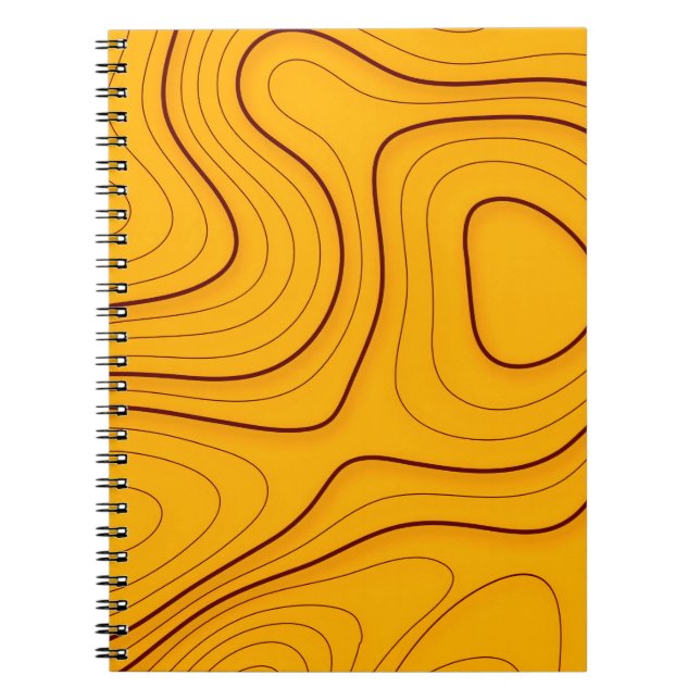 Cuaderno Textura de madera, fondo de abstracción lineal abs (Frente)