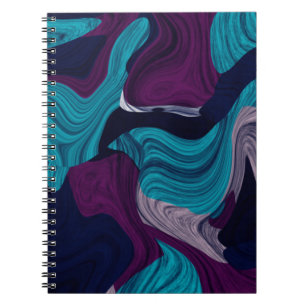 Cuaderno Textura de mármol abstracta
