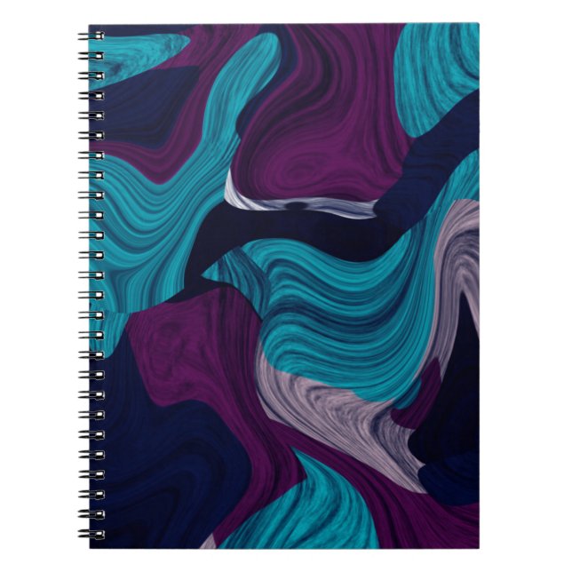 Cuaderno Textura de mármol abstracta (Frente)