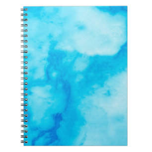 Cuaderno Textura de mármol blanco azul con patronabst natur