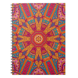 Cuaderno Textura de mármol colorida, interior de alta resol