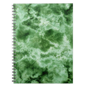 Cuaderno Textura de mármol verde