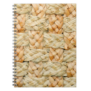 Cuaderno textura de paja natural