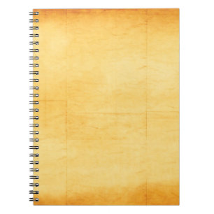 Cuaderno Textura de papel amarillo de papel antiguo
