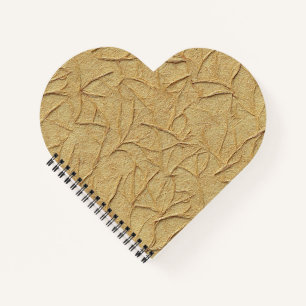 Cuaderno Textura de papel artesanal natural en beige cálido