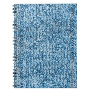 Cuaderno textura de patrón de punto